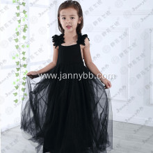 100% polyester fabric girls long maxi dress